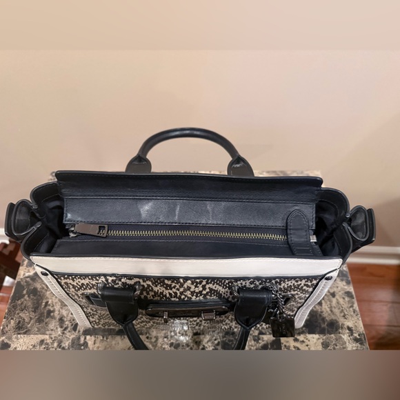 Coach Swagger 27 Exotic Genuine Snakeskin Colorblock - Picture 9 of 16